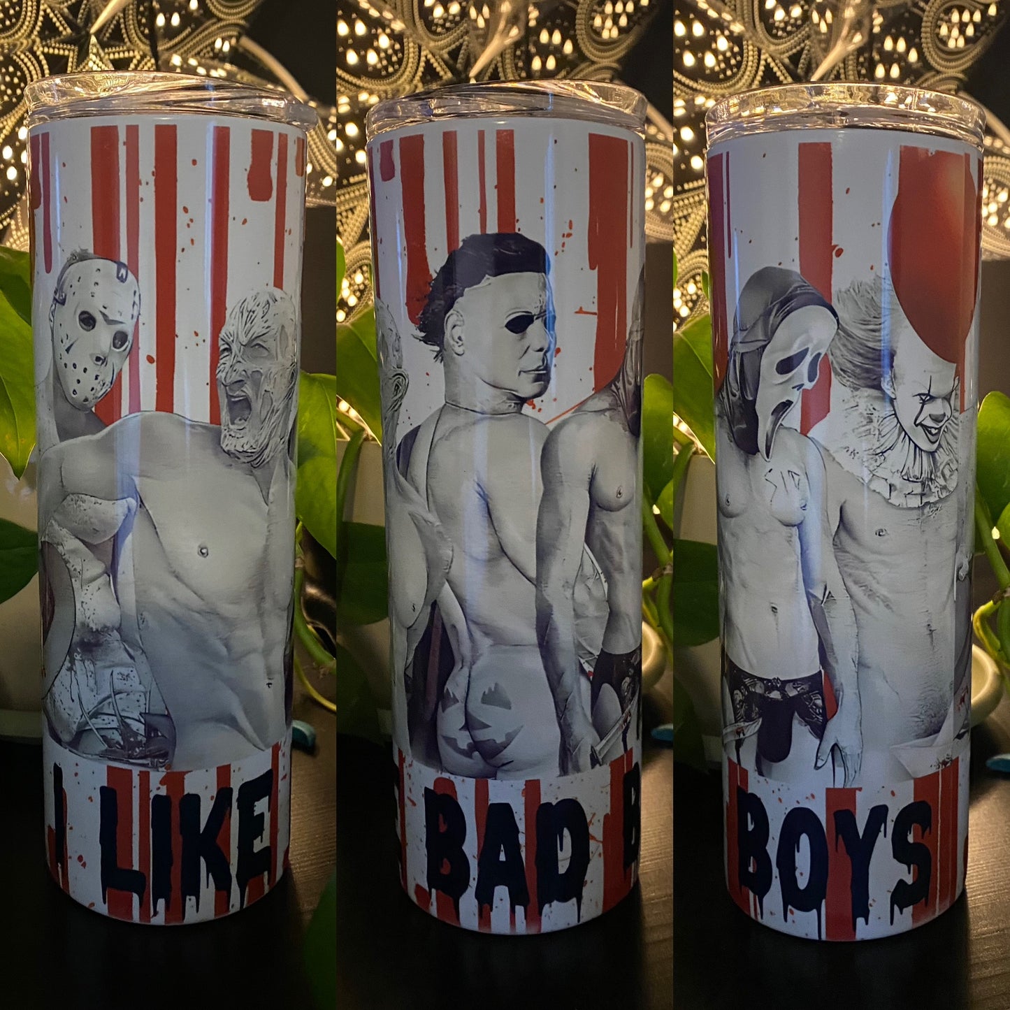 I LIKE BAD BOYS TUMBLER