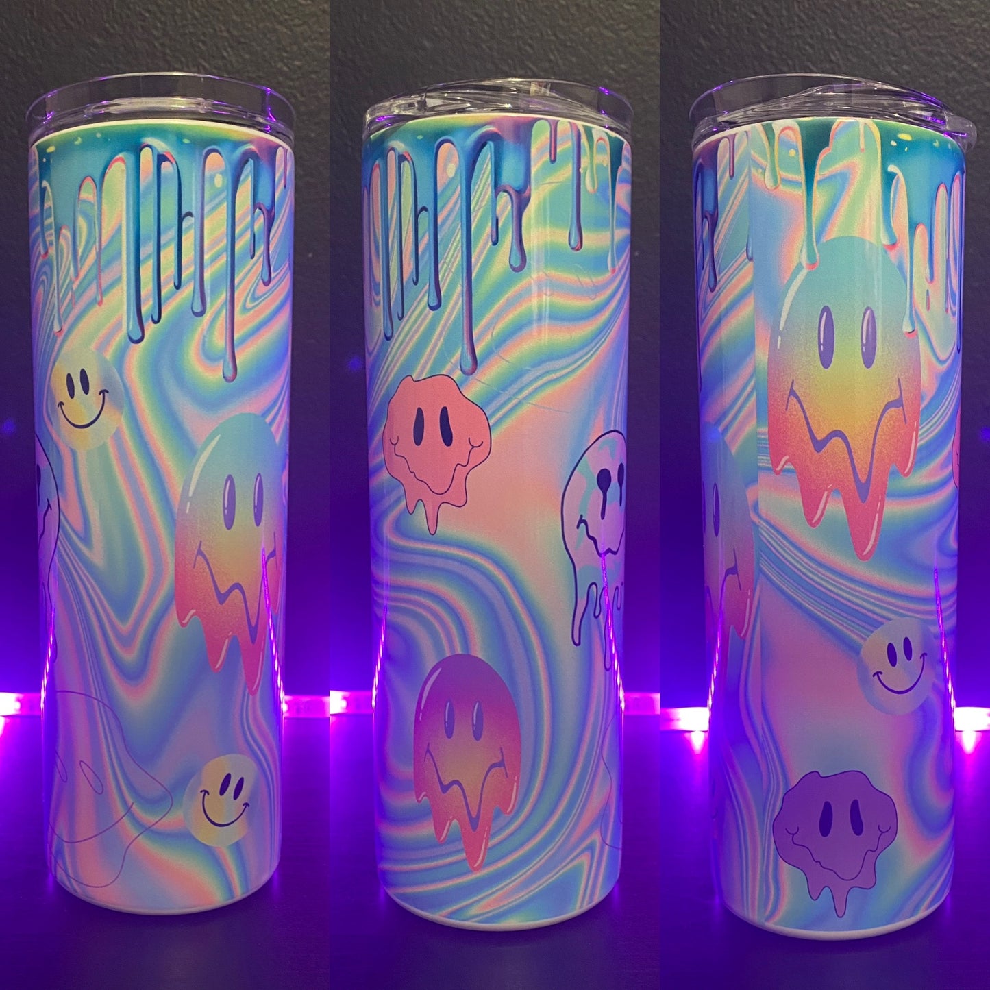 Melting Smiley Face - Tumbler