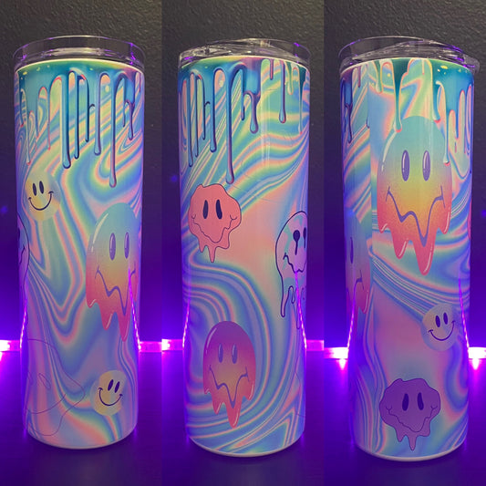 Melting Smiley Face - Tumbler