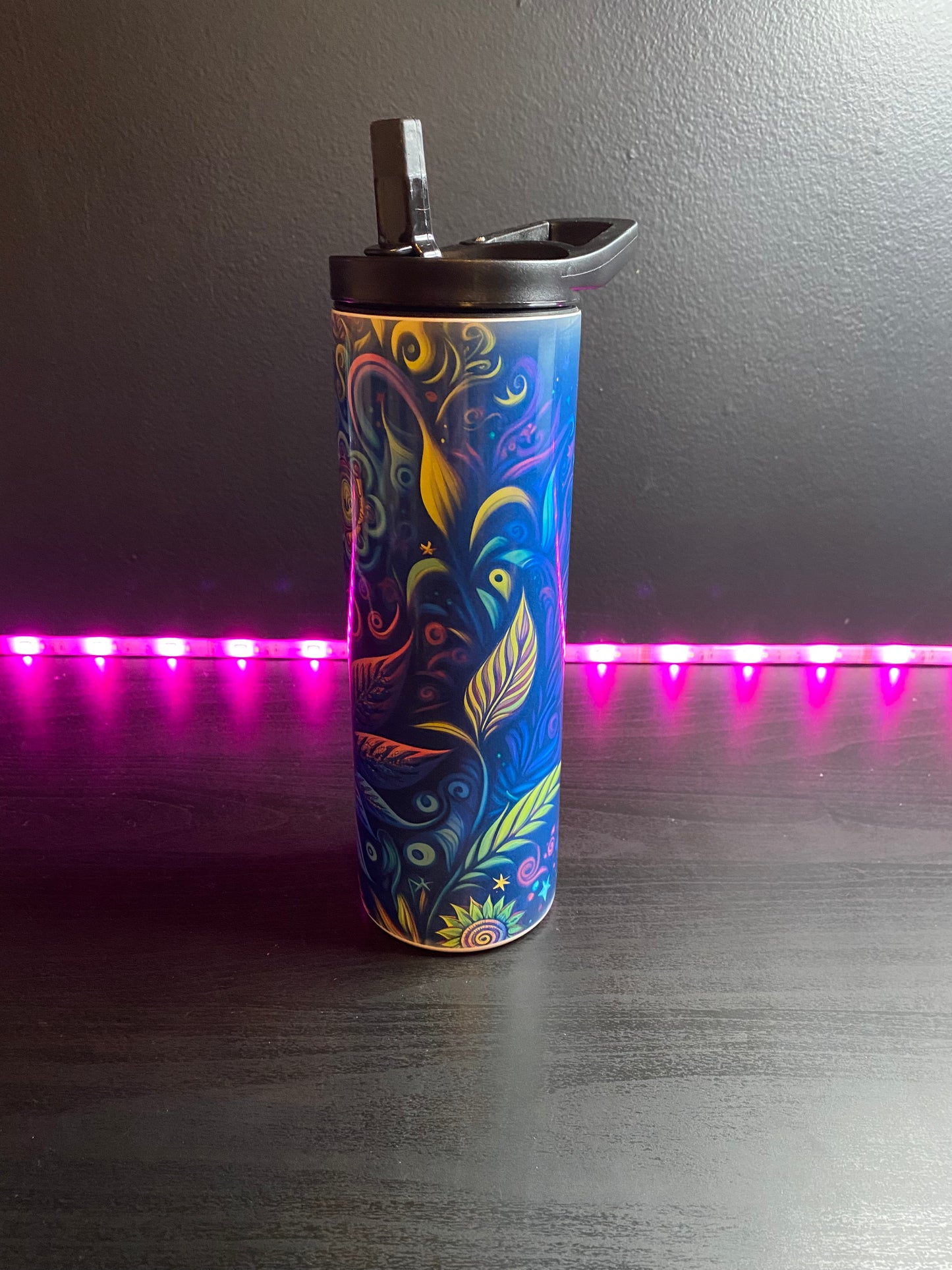 Trippy FlowerLeaf 20 oz. Tumbler