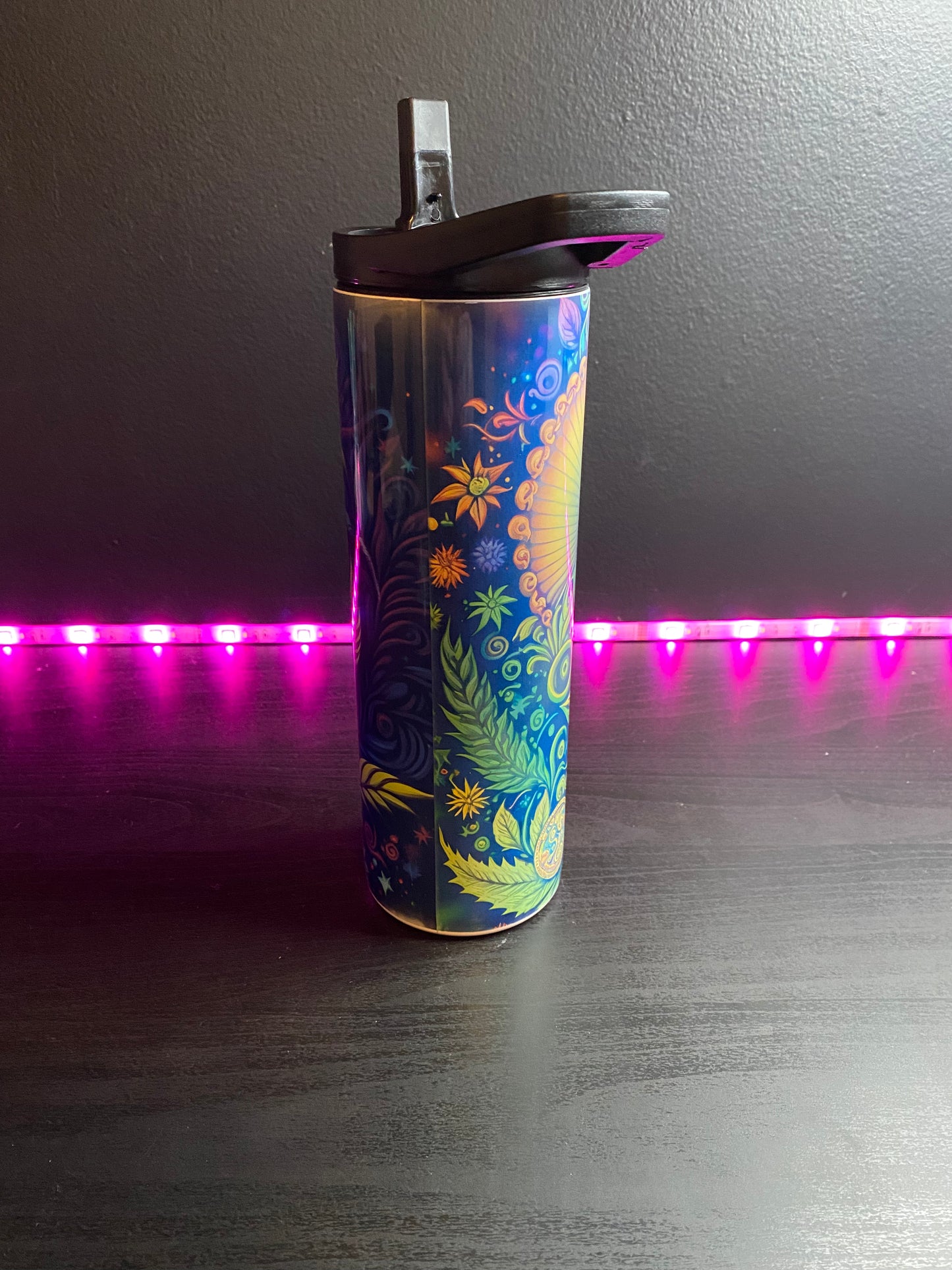 Trippy FlowerLeaf 20 oz. Tumbler