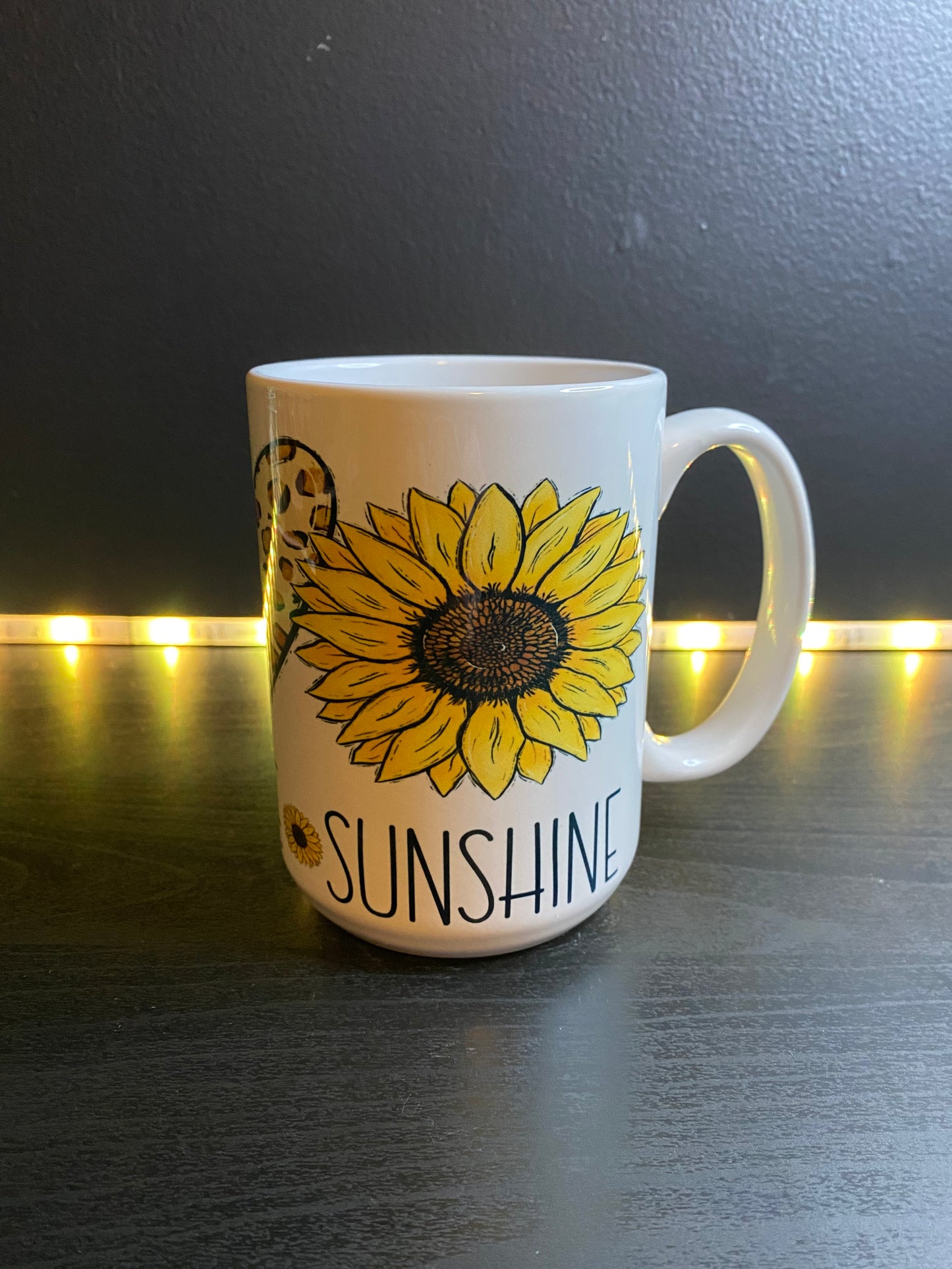 Peace Love Sunshine 15 oz. Mug